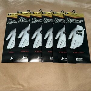 Brand New! 6 Srixon Cabretta Premium Golf Gloves, Regular, LH for RH Players XL